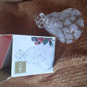 Mikasa crystal Christmas Bell
